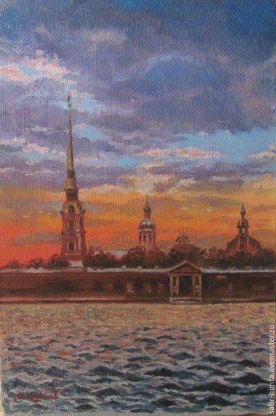 Картины Петропавловской крепости в Санкт-Петербурге