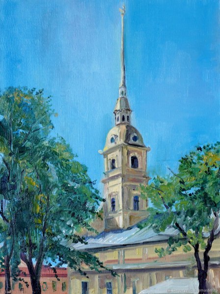 Питер картины Петропавловская крепость