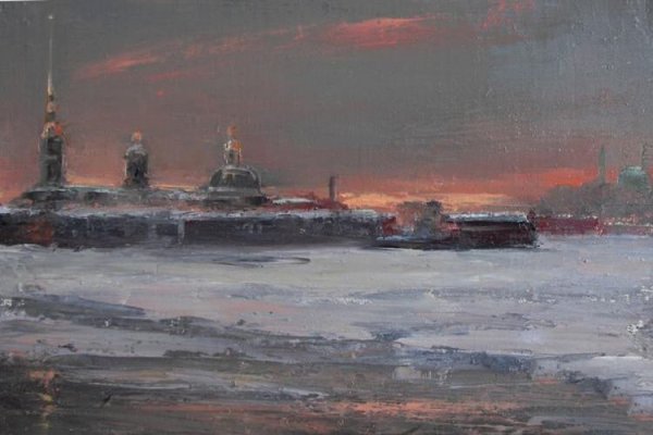 Питер пейзаж городской Петропавловская крепость