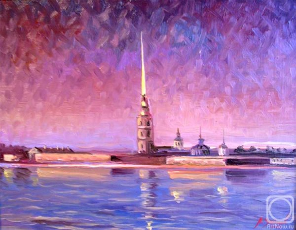 Картины Петропавловской крепости в Санкт-Петербурге