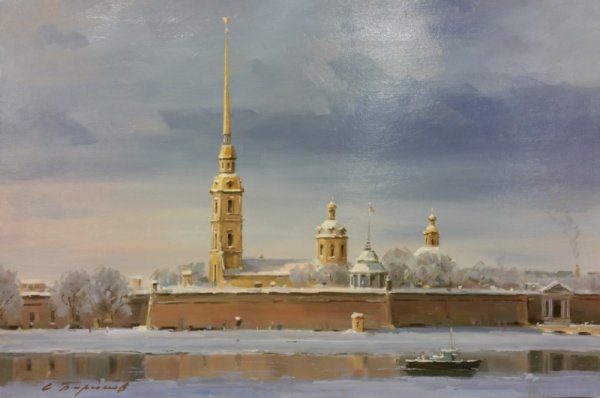 Картины Петропавловской крепости в Санкт-Петербурге