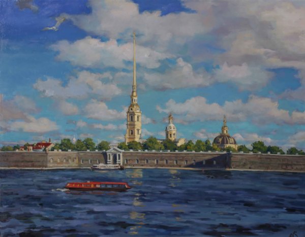 Санкт-Петербург зарисовки Петропавловская крепость