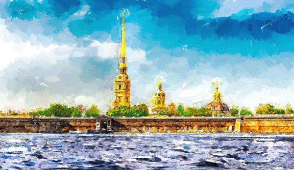Данчев картина Петропавловская крепость