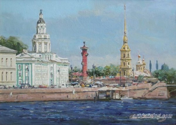 Данчев картина Петропавловская крепость