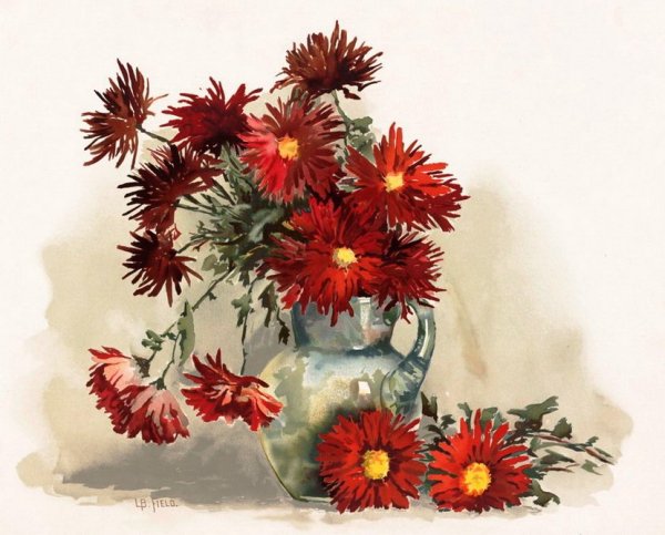 Астры для декупажа