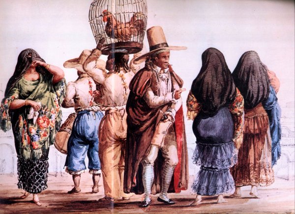 Пляски жрецов в живописи Латинской Америки