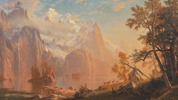 Альберт Бирштадт the Rocky Mountains