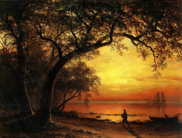 Альберта Бирштадта закат