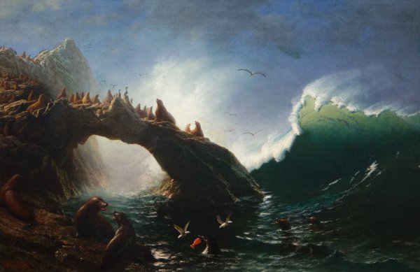 Albert Bierstadt картины море