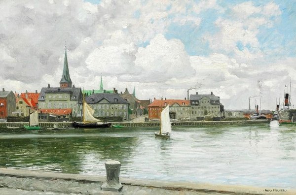 Датский художник Paul Fischer (1860-1934)