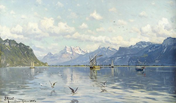 Художник педер Монстед Дания 1859-1941