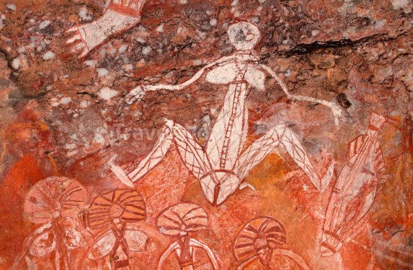 Парк Какаду Австралия Наскальная живопись