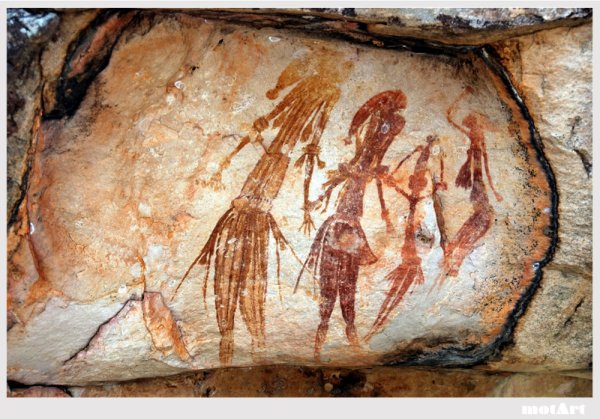 Наскальная живопись аборигенов Австралии