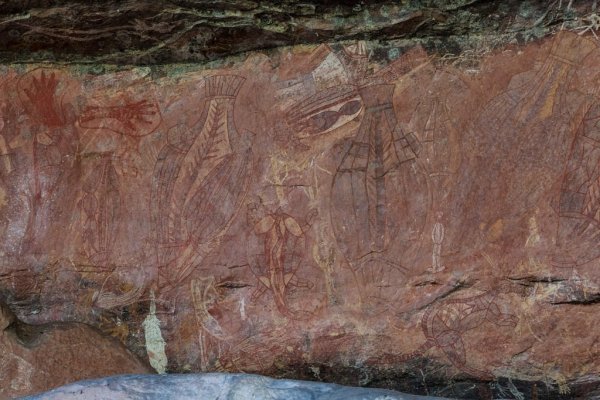 Национальный парк Какаду наскальные рисунки