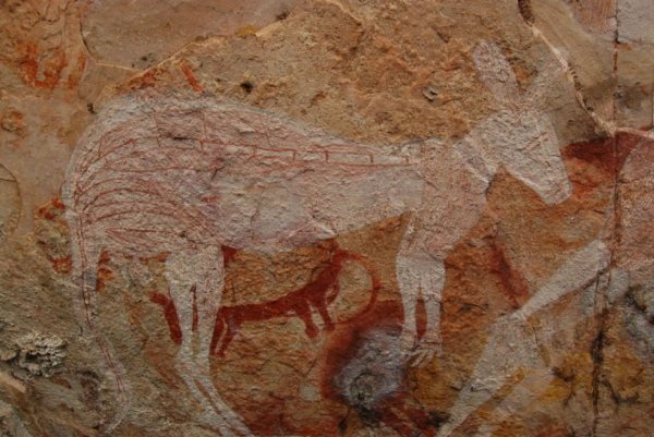 Наскальная живопись аборигенов Австралии