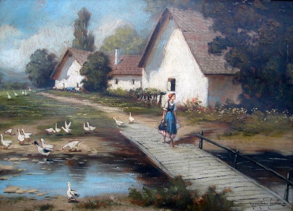 Венгерский художник Laszlo Neogrady