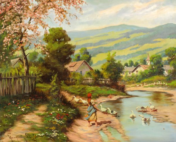 Живопись Неогради Ласло