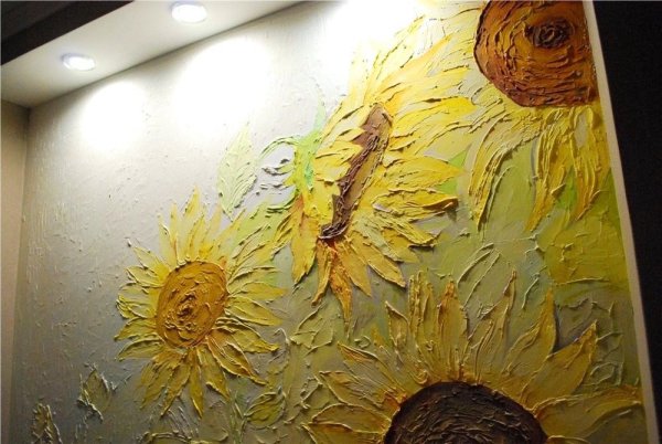 Панно из шпаклевки