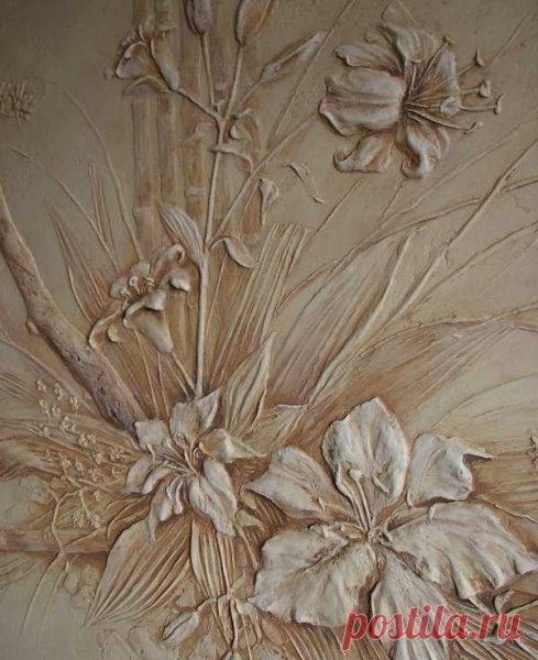 Панно из гипса