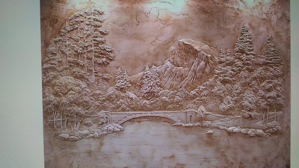 Объемные барельефы на стену