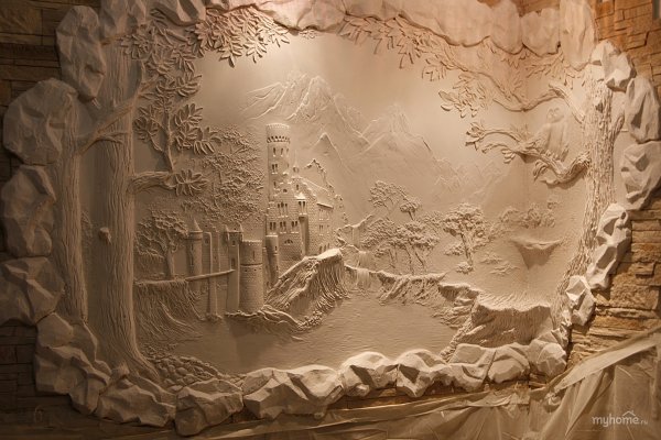 Барельеф волны