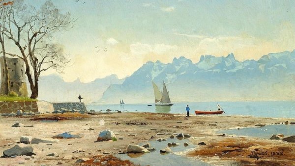 Петер Менстед художник море