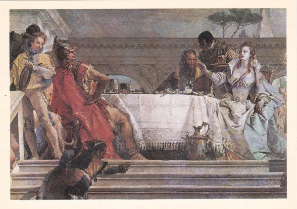 Джованни Баттиста Тьеполо «пир Клеопатры» 1750