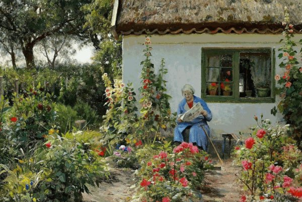 Петер мёрк мёнстед Деревенские пейзажи