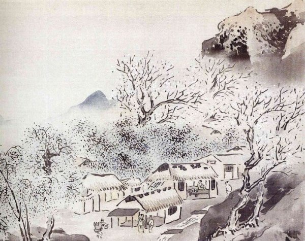 Суйбокуга японская живопись древняя