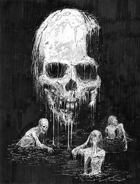 Жуткие абстрактные картины