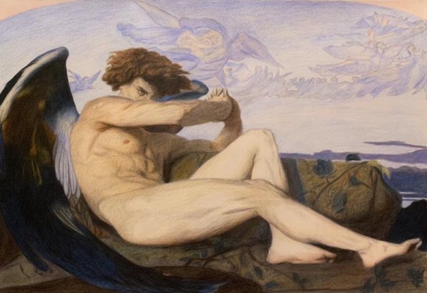 «Падший ангел», 1847, Александр Кабанель