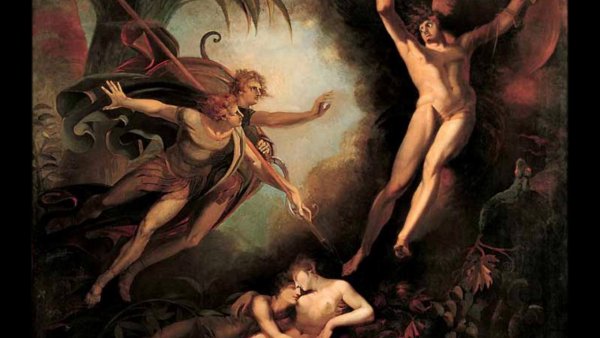 Адам и ева из Люцифера