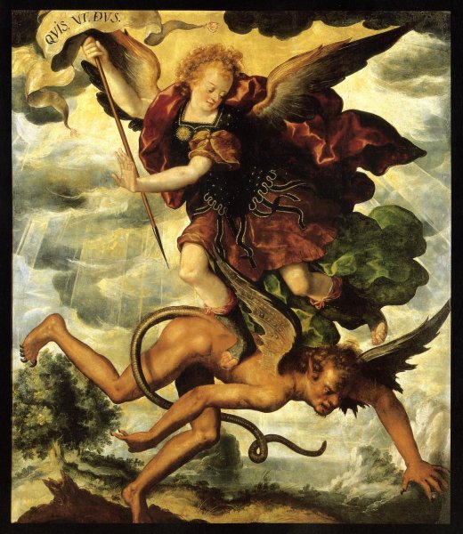 Архангел Михаил против демонов