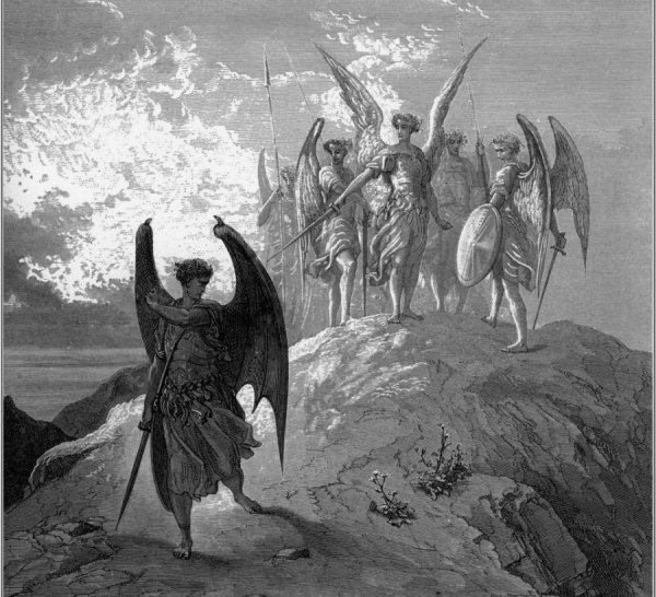 Гюстав Доре — "потерянный рай", 1866 год.