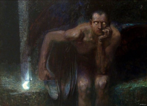 Гюстав Доре падение Люцифера