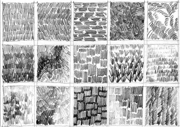 Графика штрих