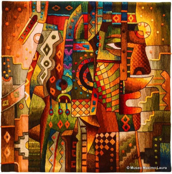 Современный гобелен абстракция