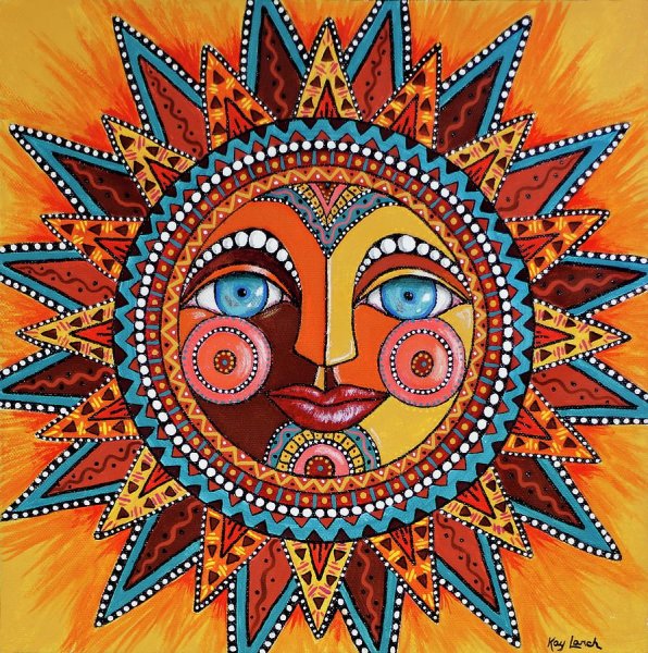 Мандала Мексика солнце Луна