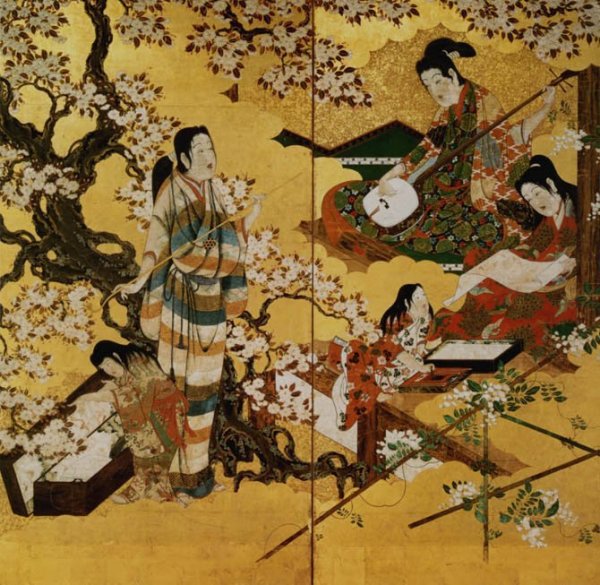 Ксилография древняя Япония