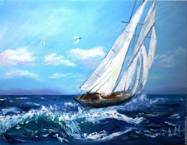 Яхтинг картины