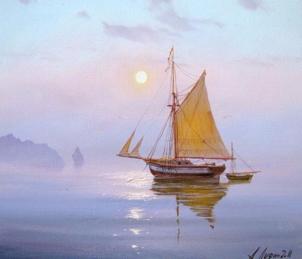 Художник-маринист Андрей Лузгин