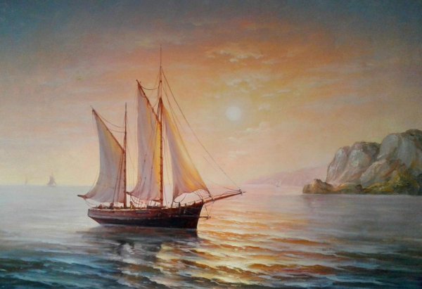 Сергей Минаев Фрегат картина