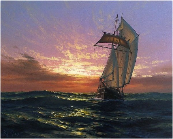 Картины художника маринистов Марек Ружик