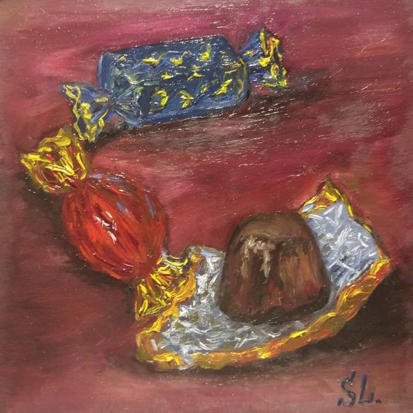 Шоколадные конфеты в живописи