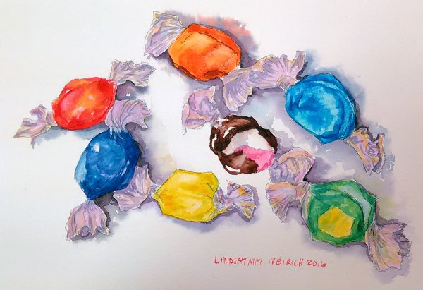 Конфеты в живописи