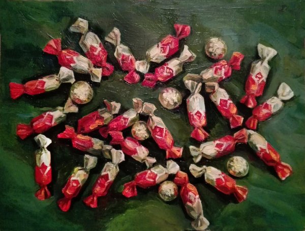 Шоколадные конфеты в живописи