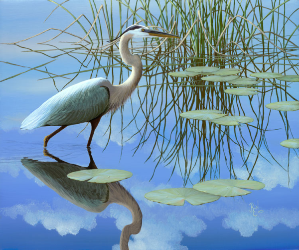 Цапли в китайской живописи се-и