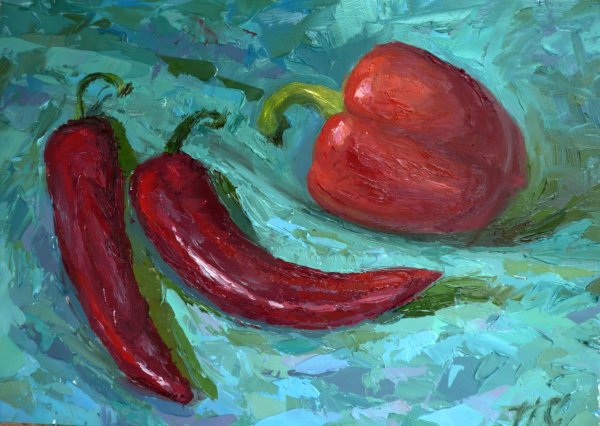 Перец в живописи