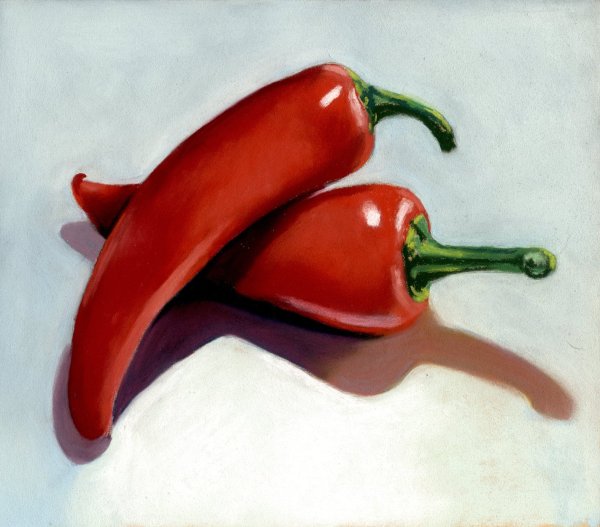 Острый перец живопись