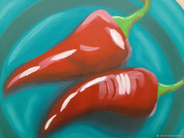 Красный перец в живописи